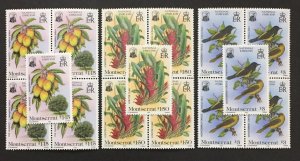 Montserrat 1985 #551-3, Wholesale lot of 5,MNH, CV $22.50