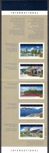 Canada #1904 $1.05 Tourist Attractions (2001). Booklet of 5. Five designs. MNH