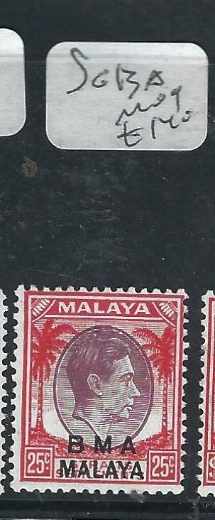 MALAYA BMA  (P2206B)  KGVI 25C  SG  13A     MOG