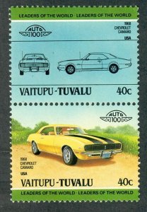 Tuvalu Vaitupu #10 Classic Cars MNH attached pair