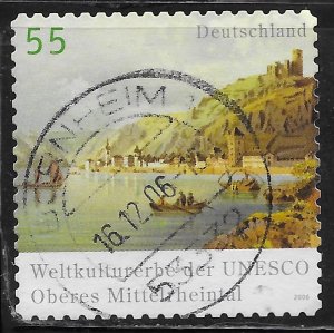 Germany #2378 55c Upper Middle Rhine Valley UNESCO World Heritage