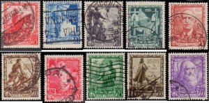 Italy #400-409, Complete Set(10), 1938, Used