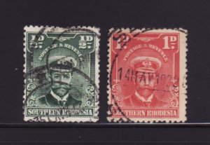 Southern Rhodesia 1-2 U King George V (B)