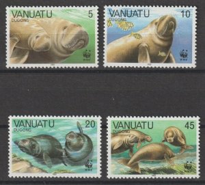 VANUATU 1988 WWF SG 492/5 MNH