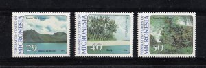 Micronesia Scott #187-189 MNH