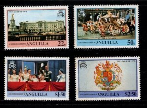 Anguilla - #315 - 318 25th Anniv of QEII Coronation set/4 - MNH