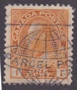 Canada 105 Parcel Post Cancel, Used