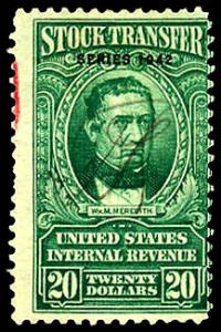 U.S. REV. DATED GREENS, RD153,  Used, (ID # 38890)