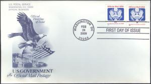 #O163 Official - Eagle Artcraft FDC