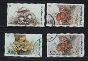 Thailand 1161-64 Used 1986 set one short perf