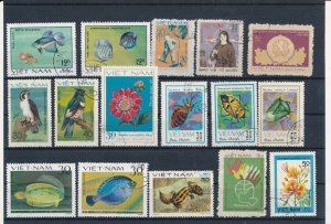 D387844 Vietnam Nice selection of VFU Used stamps