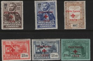 PORTUGAL,   1S18-AS23  MINT HINGED SET