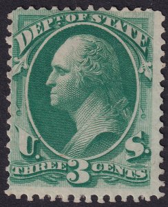 #O59 Mint OG, Fine (CV $220 - ID49272) - Joseph Luft