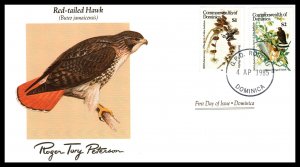 Dominica 891-894 Birds Audubon Set of Two U/A FDC