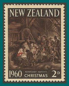 New Zealand 1960 Christmas, MNH #353,SG805