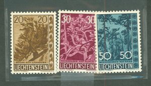 Liechtenstein #353-55 Mint (NH) Single (Complete Set) (Flora)