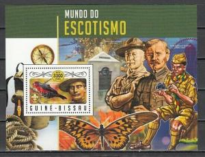 Guinea Bissau, 2015 issue. Baden Powell & Bird s/sheet. ^