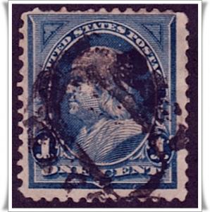 SC#247 1¢ Franklin (1894) Used 