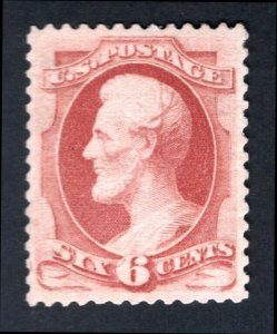 SCOTT #186 - MINT - XF-90 - OGlh - w/PSAG Certificate