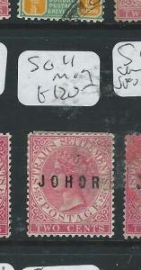 MALAYA JOHORE (PP0710B) 2C  QV  SG11  MOG 