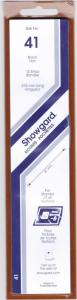 Showgard Stamp Mounts Size 41/215 BLACK Background Pack of 15 New