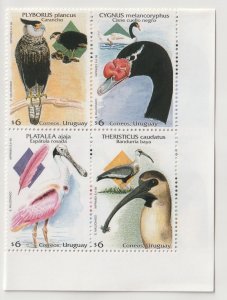 Uruguay 1998 Birds Block Sc 1718 MNH C26