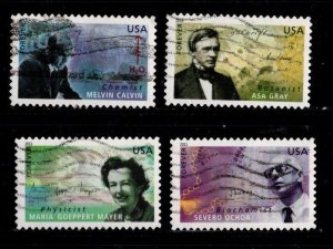 #4541 - 4544 American Scientists set/4 (Off Paper) - Used