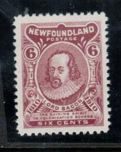 Newfoundland #92a Extra Fine Never Hinged