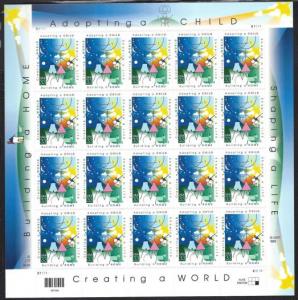 US Stamp #3398 MNH Adopting a Child Sheet of 20