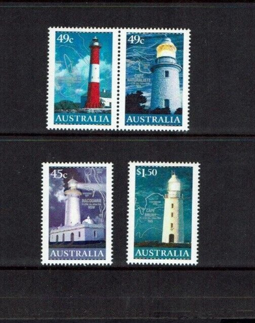 Australia: 2002, Lighthouses,  MNH set