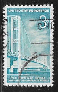 USA 1109: 3c Mackinac Bridge, used, VF
