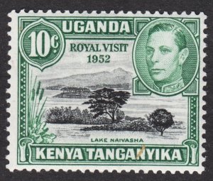 Kenya Uganda Tanzania Scott 70a perf 13 x 12 1/2 F to VF mint HR. Lot B. FREE...