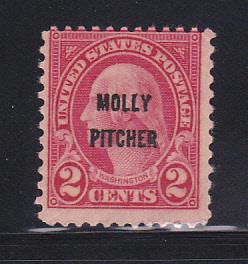 United States 646 Set MHR Molly Pitcher (B)