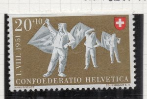 Switzerland 1951 Pro Patria Issue Fine Mint Hinged 20c. NW-209978