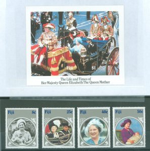 Fiji #531-535  Single (Complete Set) (Queen)