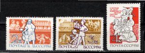Russia 1961 MNH Sc 2487-9