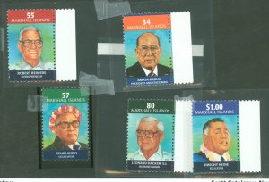 Marshall Islands #772-75/784 Mint (NH) Single (Complete Set)