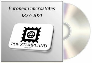 European microstates 1885-2021 (6 albums) PDF STAMP ALBUM PAGES