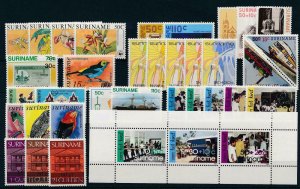 Surinam Suriname 1986 Complete Year Set  MNH