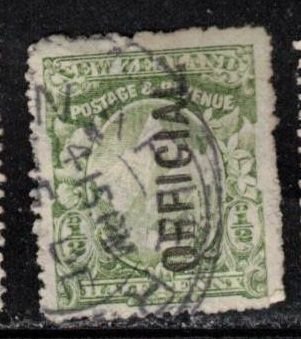 NEW ZEALAND Scott # O23 Used - Mount Cook With Overprint