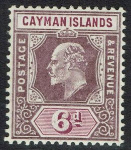 CAYMAN ISLANDS 1907 KEVII 6D MNH **