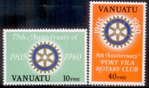 Vanuatu 1980 SC# 293-4 MNH-OG E48