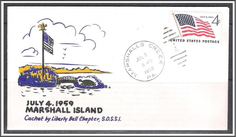 US #1132 Flag Special Event 2nd Day Cover