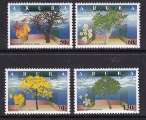 Aruba  #154-157   MNH  1997  Aruban wild flowers