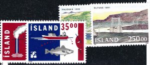 Iceland Attractive Sc#752-55 MNH VF SCV $12.50...a bargain!!