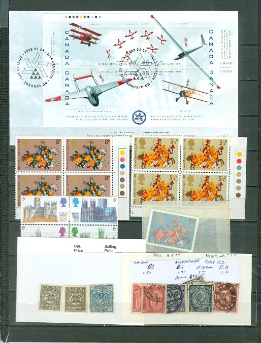 WORLDWIDE  MIXED LOT of (20)...SOME MNH