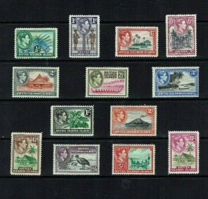 British Solomon Islands : 1939 King George VI definitive set, Mint 