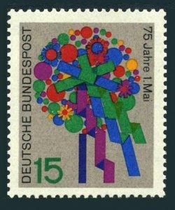 Germany 926 block/4,MNH.Michel 475. May Day in Germany-75,1965.Bouquet.