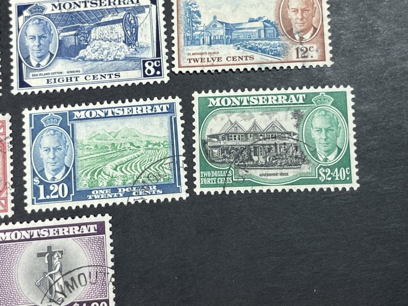 MONTSERRAT # 114-126-USED---COMPLETE SET---1951