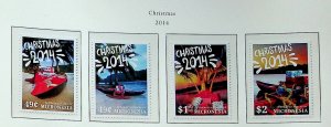 MICRONESIA Sc 1123-6 NH ISSUE OF 2014 - CHRISTMAS - (JO23)